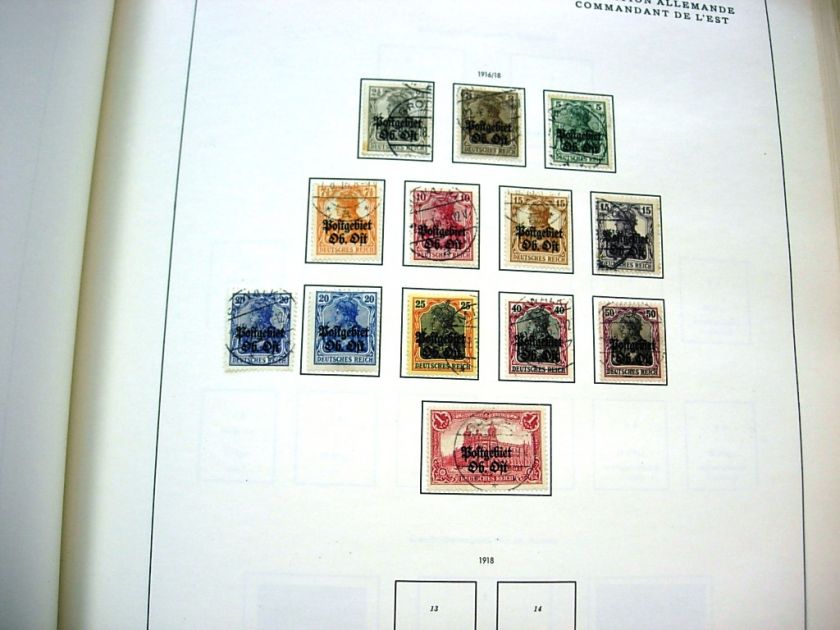 GERMAN OCCUPATION, MEMEL, SAAR, DANZIG, Advanced Stamp Collection in 