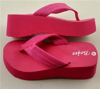 Classy comfy thick rubber sole shoes slipper flip flops  