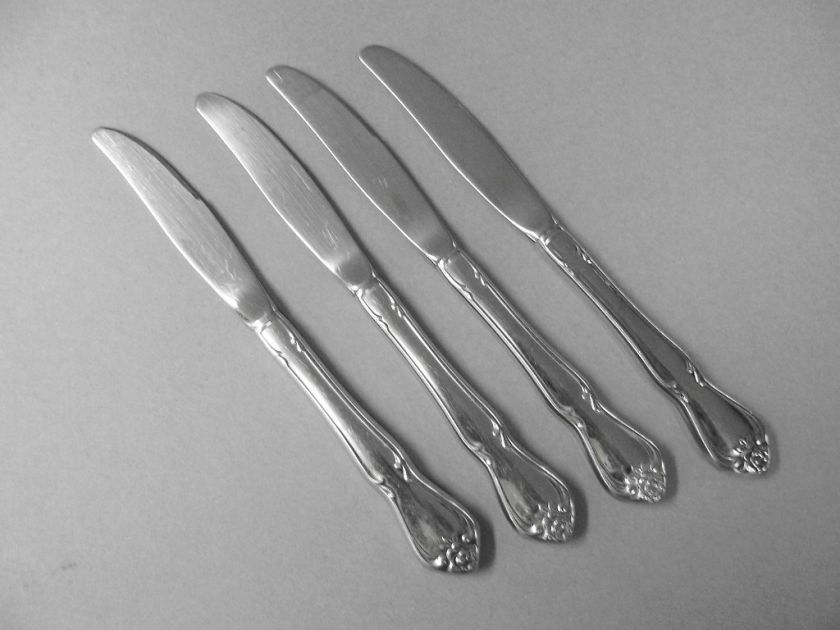 Oneida /Rogers 1881 Stainless Flatware ARBOR ROSE Dinner Knives 