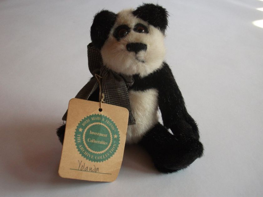 Boyds Bears Investment Archive Collectables Panda Bear  