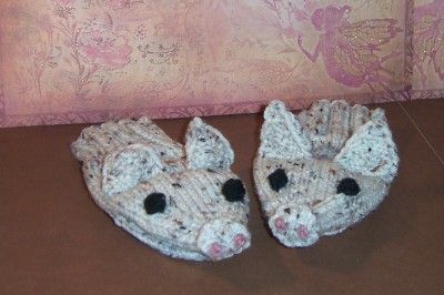   Knit Childrens Animal Puppet Mittens Buy the KNITTING PATTERN  