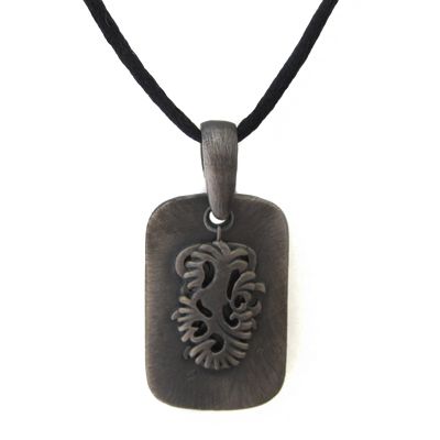 Mens Antique Metal Fashion Pendant 16   18 Necklace  