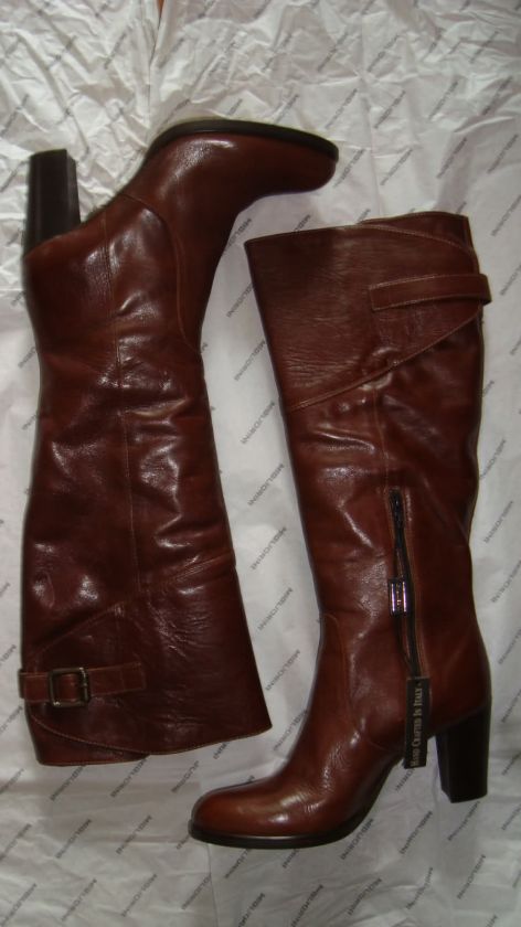 BNIB Luxurious ITALIAN LEATHER Boots MIGLIORINI 3 Heel  