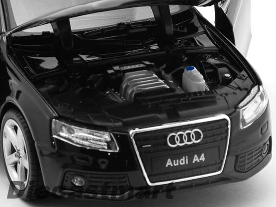 WELLY 124 AUDI A4 BRAND NEW DIECAST MODEL CAR BLACK  