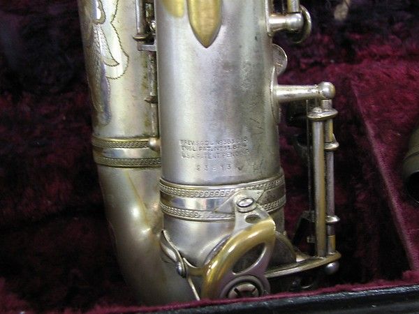 1935 Silver Selmer Balanced Action Alto Saxophone Cabin on the lake 