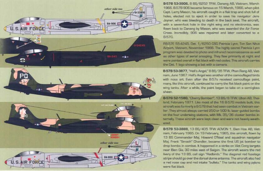 Zotz Decals 1/48 MARTIN B 57 CANBERRA IN VIETNAM  