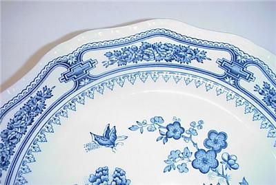 MASONS BLUE MANCHU IRONSTONE ENGLAND DINNER PLATE  