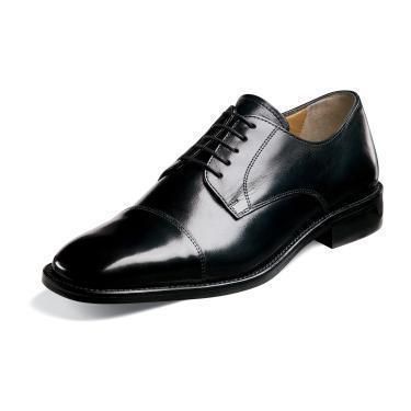 Florsheim LAWRENCE Mens Black Leather Shoe 18194 01  