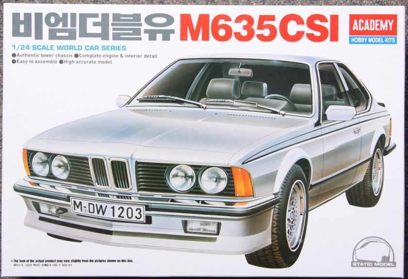 BMW M635 CSI 1/24 Academy CA088  