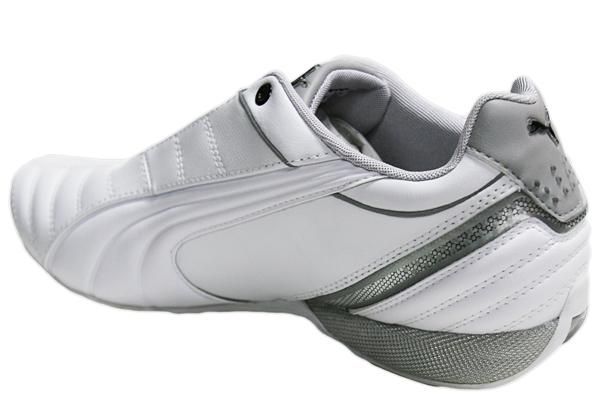 NEW MEN PUMA MOTORAZZO II WHITE BLACK SILVER ORIGINAL  