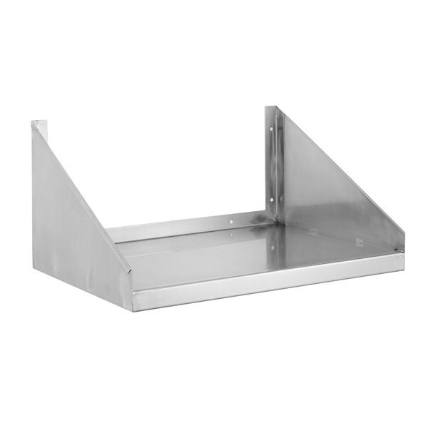 Stainless Steel Wall Mount  Microwave Shelf   18 Deep 845033016716 