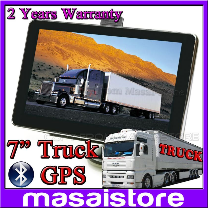 Car GPS/Truck GPS Sat Nav Bluetooth AV EU+UK Map 4GB  