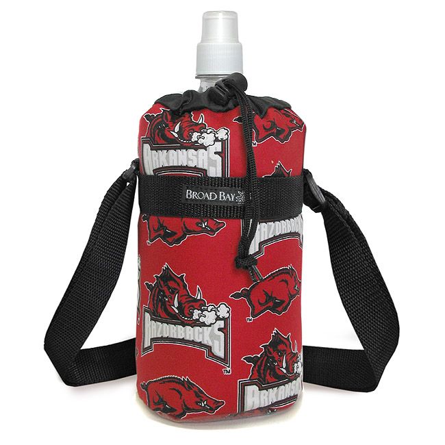 Arkansas Razorbacks INSULATED WATER BOTTLE HOLDER  HOT 763922892022 