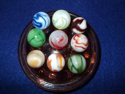 AKRO & PELTIER OLD, VINTAGE, ANTIQUE MARBLES #SG 170  