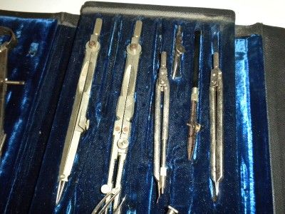 VINTAGE Keuffel & Esser Anvil Kit Drafting DRAFT SET  