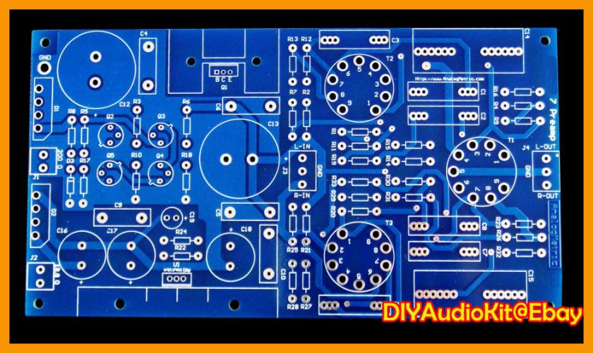 PCB ref Marantz 7C 7 C Tube Pre Amplifier Amp (Stereo)  