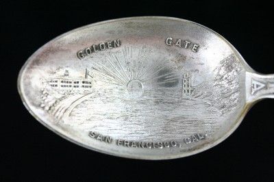 Vintage California State Souvenir Silverpate Spoon  