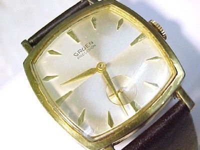 Gruen Precision ~ Vintage Mens Wristwatch; 17 Jewels  