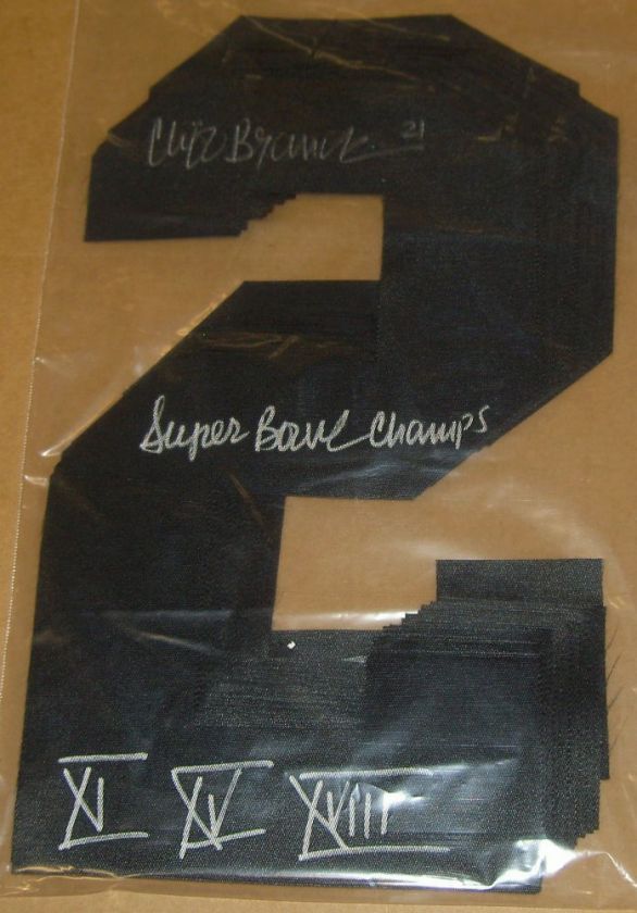 CLIFF BRANCH AUTO SIGNED JERSEY NUMBER #2 RAIDERS  