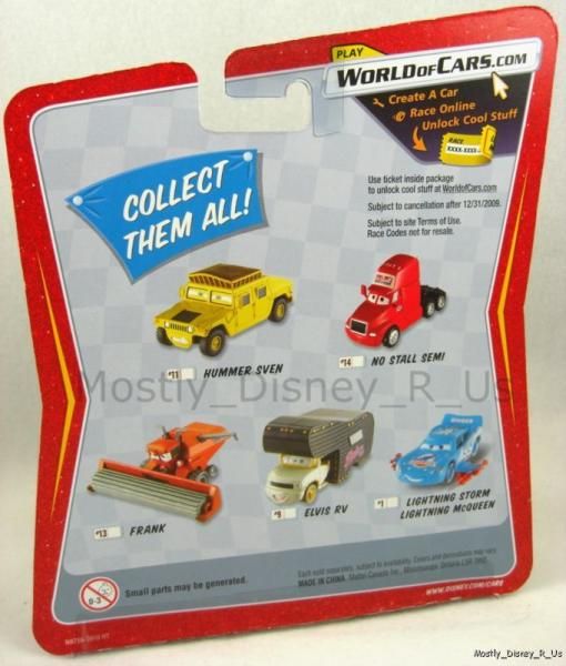 Pixar Cars Race O Rama NO STALL Semi #14 Mega Diecast  