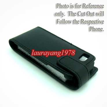   description black flip up down leather case custom designed to fit the