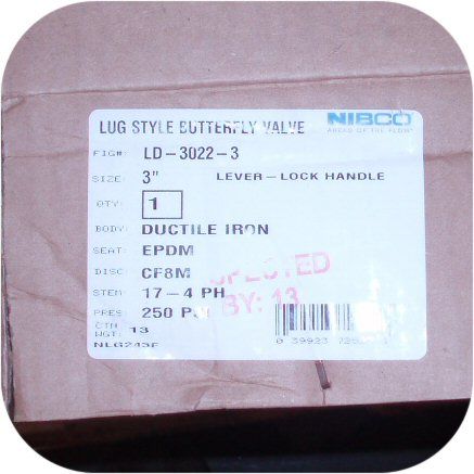 NIBCO 3 Butterfly Valve LD3022 3 Milwaukee Keystone  