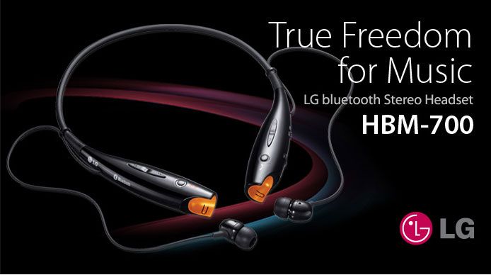 LG HBS 700 Bluetooth Stereo Headset Free EMS Shipping  