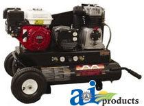 Air Compressor / Portable Generator, 6.5 HP Honda OHV 1800 Watts CFM 