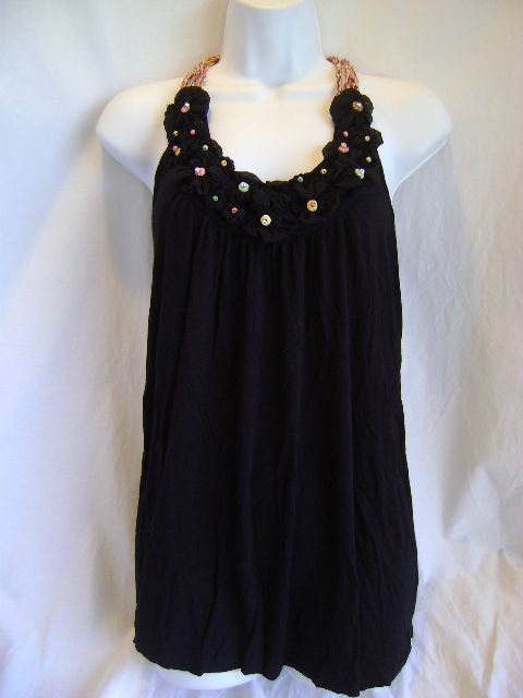 Womens ECI New York BLACK Top size SMALL  