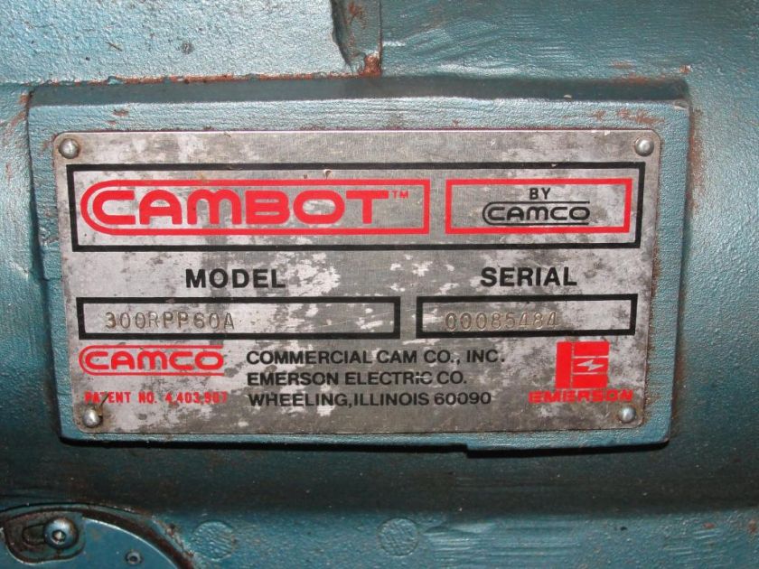 Camco Cambot 300RPP60A Rotary Parts Handler Index  