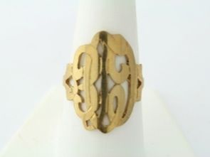   grams and is a size 9.25. The ring is 1 inch wide at its widest point