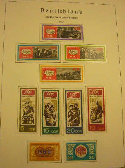 Excellent complete mint collection of GDR in 4 binders  