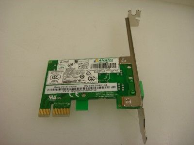 LSI Anatel 2264 07 4259 CNC 54 6147 PCI E 56k Modem Card  