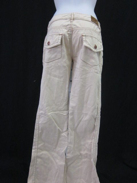 BELLA DAHL Khaki Low Rise Flare Pants Slacks Sz 26  