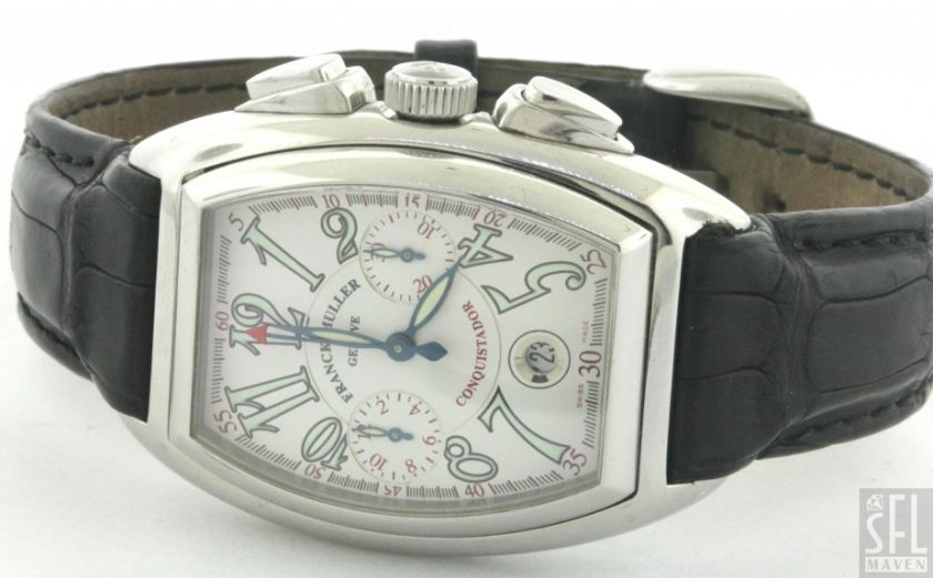 FRANCK MULLER MASTER OF COMPLICATIONS CONQUISTADOR SS AUTO. CHRONO 