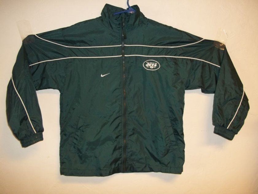 NEW YORK JETS NIKE JACKET / WINDBREAKER LG YOUTH  