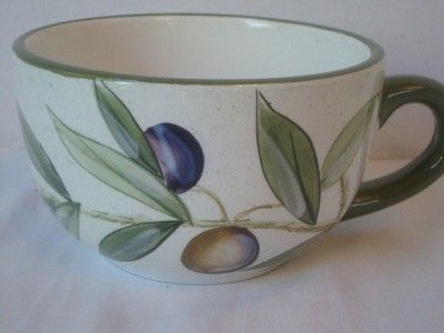 Pier 1 One Sorrento Olives Oversized Teacup Mug Cup (s)   Only  