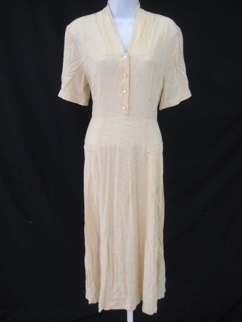 TARYN DE CHELLIS Yellow Short Sleeve Sundress Size 1  