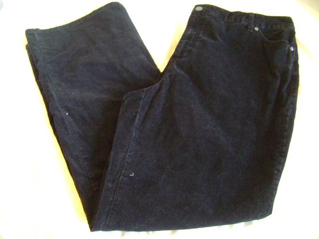 Womens St. Johns Bay size 20W BLACK Cords EUC  