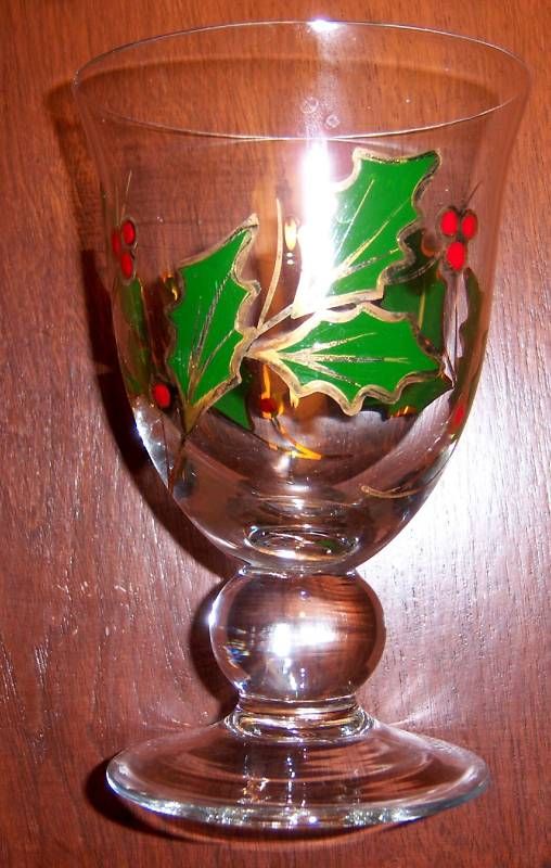 Lenox Crystal HOLIDAY Wine Goblet  