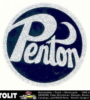 1960s 1970s Original Penton Motorcycle Sticker HapJones  