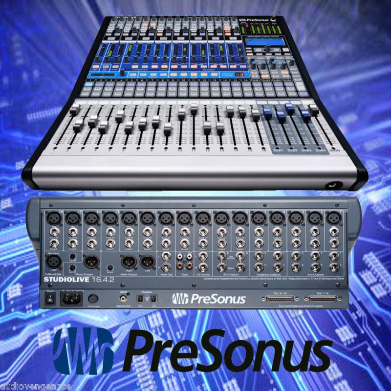 PRESONUS STUDIOLIVE 16.4.2 16 PRES MIXER STUDIO LIVE 16  