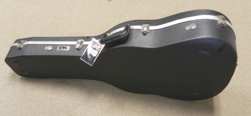 Cedar Creek Custom TKL Black Hard Acoustic Guitar Case New  