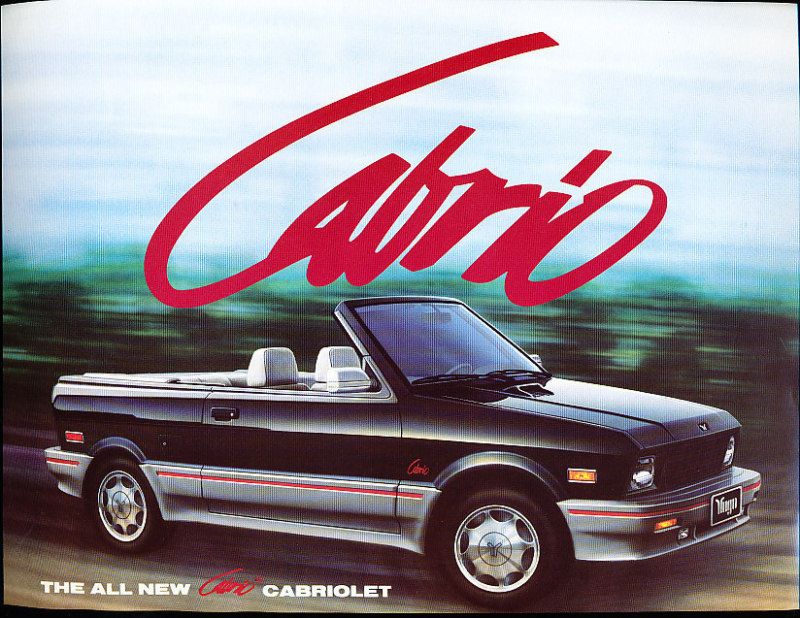 1990 Yugo Cabrio Sales Brochure Piece Fiat 127  