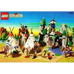 Lego System #6766 Native American Village New MISB  