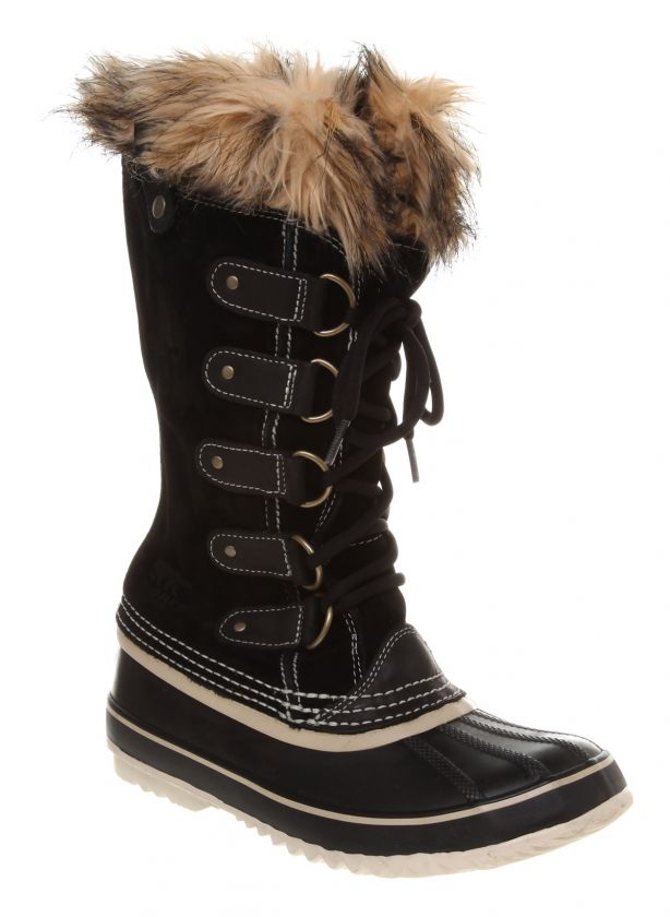 Womens Sorel Joan Of Artic Black Boots  