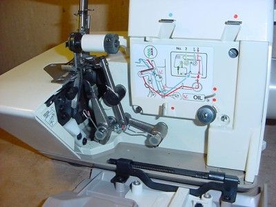 BERNINA BERNETTE MODEL 203 SERGER/OVERLOCK SEWING MACHINE. SELLING AS 