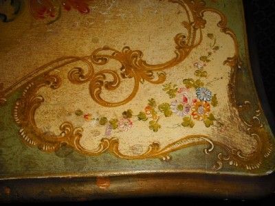 PAINTED VENECIAN ANTIQUE ITALIAN VANITY 09IT085D  