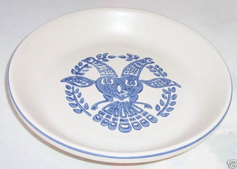 PFALTZGRAFF YORKTOWNE PIE PLATE PAN BIRD DISH 9 1/2  