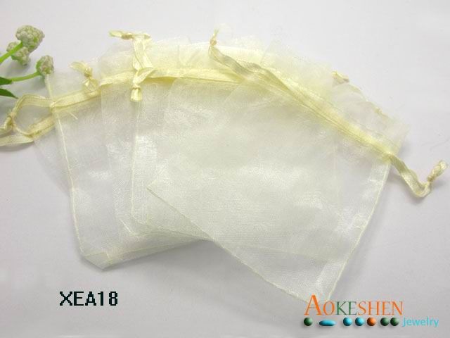 100x Wedding gift favor bag jewelry organza candy pouches 3*3.5 xea18 